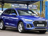 Used Audi Q5 S-Line 245 HP (180 kW) 2021 Blue SUV