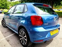 Used VW Polo SE 88 HP (64 kW) 2014 Blue Hatchback