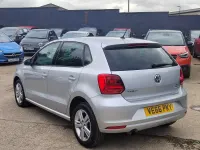 Used VW Polo Match 88 HP (64 kW) 2016 Silver Hatchback