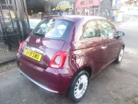 Used Fiat 500 Lounge 69 HP (50 kW) 2018 Red Hatchback