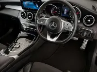 Used Mercedes C220 AMG line 194 HP (142 kW) 2019 Black Sedan