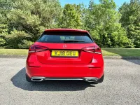 Used Mercedes A180 116 HP (85 kW) 2018 Red Hatchback