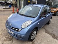 Begagnad Nissan Micra 79 HK (58 kW) 2007 Blå Halvkombi
