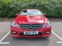 Used Mercedes E250 2010 Red Coupe