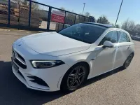 Begagnad Mercedes A180 AMG Line Premium Plus 116 HK (85 kW) 2018 Vit Halvkombi