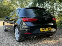 Used Seat Leon FR 150 HP (110 kW) 2018 Black Hatchback