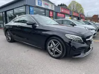 Używany Mercedes C220 AMG line 2018 Czarny Coupe