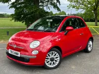 Used Fiat 500 Lounge 2015 Red Hatchback