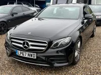 Used Mercedes E220 AMG line 194 HP (142 kW) 2018 Black Sedan