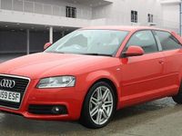 Used Audi A3 S-Line 2009 Red Hatchback