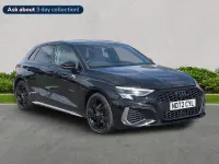 Used Audi A3 S-Line 150 HP (110 kW) 2022 Black Sedan