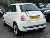 Used Fiat 500 Pop 69 HP (50 kW) 2009 White Cabriolet