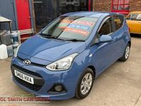 Used Hyundai i10 SE 66 HP (48 kW) 2016 Blue Hatchback