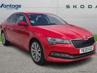 Used Skoda Superb SE L 147 HP (108 kW) 2020 Velvet red metallic Hatchback