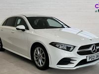 Used Mercedes A180 AMG line 136 HP (100 kW) 2021 White Hatchback
