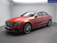 Used Mercedes E220 AMG line 194 HP (142 kW) 2017 Red Sedan