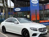 Used Mercedes E400 AMG line 2019 White Sedan