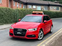 Used Audi A3 Sportback S-Line 150 HP (110 kW) 2015 Red Hatchback
