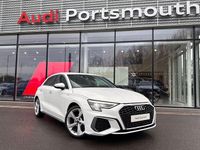 Used Audi A3 Sportback S-Line 150 HP (110 kW) 2022 White Hatchback