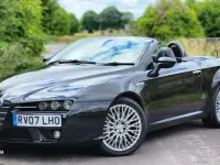 Used Alfa Romeo Spider 260 HP (191 kW) 2007 Black Cabriolet