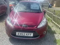 Used Ford Fiesta Titanium 96 HP (70 kW) 2012 Red Hatchback
