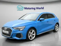 Used Audi A3 Sportback e-tron S-Line 204 HP (150 kW) 2023 Blue Hatchback