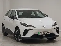 Used MG MG4 EV SE 125 kW (170 HP) 2023 White Hatchback