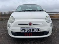 Used Fiat 500 Pop 69 HP (50 kW) 2009 White Cabriolet