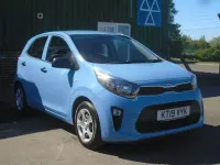 Second-hand Kia Picanto 66 CP (48 kW) 2019 Albastru Hatchback