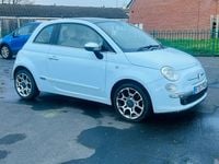 Used Fiat 500 Lounge 2008 Blue Hatchback