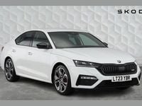 Used Skoda Octavia vRS 245 HP (180 kW) 2023 Moon white metallic Hatchback
