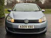 Usado VW Golf VI S 102 HP (75 kW) 2009 Azul Citadino