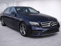 Used Mercedes E220 AMG line 194 HP (142 kW) 2017 Blue Sedan
