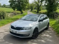 Used Skoda Rapid Sport 110 HP (80 kW) 2018 Silver Hatchback