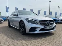 Used Mercedes C220 AMG Line Premium 194 HP (142 kW) 2019 Silver Sedan