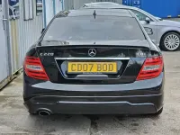Begagnad Mercedes C220 AMG 2013 Svart Sportkupé