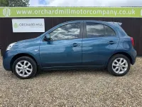 Used Nissan Micra Acenta 80 HP (58 kW) 2014 Blue Hatchback