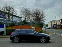 Used Mercedes A200 AMG line 2019 Black Hatchback