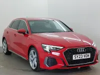 Used Audi A3 S-Line 110 HP (80 kW) 2023 Red Sedan
