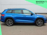 Used Skoda Kodiaq SportLine 150 HP (110 kW) 2020 Race blue metallic SUV