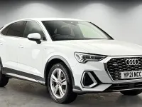Used Audi Q3 Sportback S-Line 2020 Glacier white metallic/glacier white metallic SUV