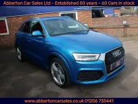 Used Audi Q3 S-line plus 147 HP (108 kW) 2016 Blue SUV
