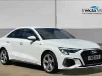 Used Audi A3 S-Line 110 HP (80 kW) 2021 White Sedan