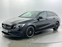 Used Mercedes CLA220 Shooting Brake AMG line 184 HP (135 kW) 2018 Black Estate