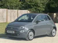 Used Fiat 500 Lounge 69 HP (50 kW) 2019 Grey Hatchback