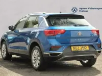 Used VW T-Roc SE 115 HP (84 kW) 2019 Blue SUV
