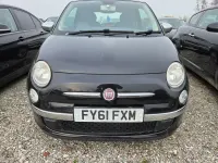 Used Fiat 500 Lounge 85 HP (62 kW) 2012 Black Hatchback