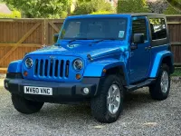 Used Jeep Wrangler Sahara 2010 Blue SUV