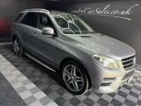 Used Mercedes ML350 AMG line 254 HP (186 kW) 2015 Silver SUV