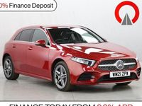 Used Mercedes A250 AMG line 218 HP (160 kW) 2021 Red Hatchback